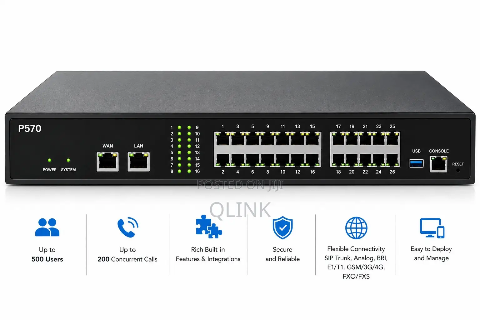 Yeastar P570 P-Series Ip PBX