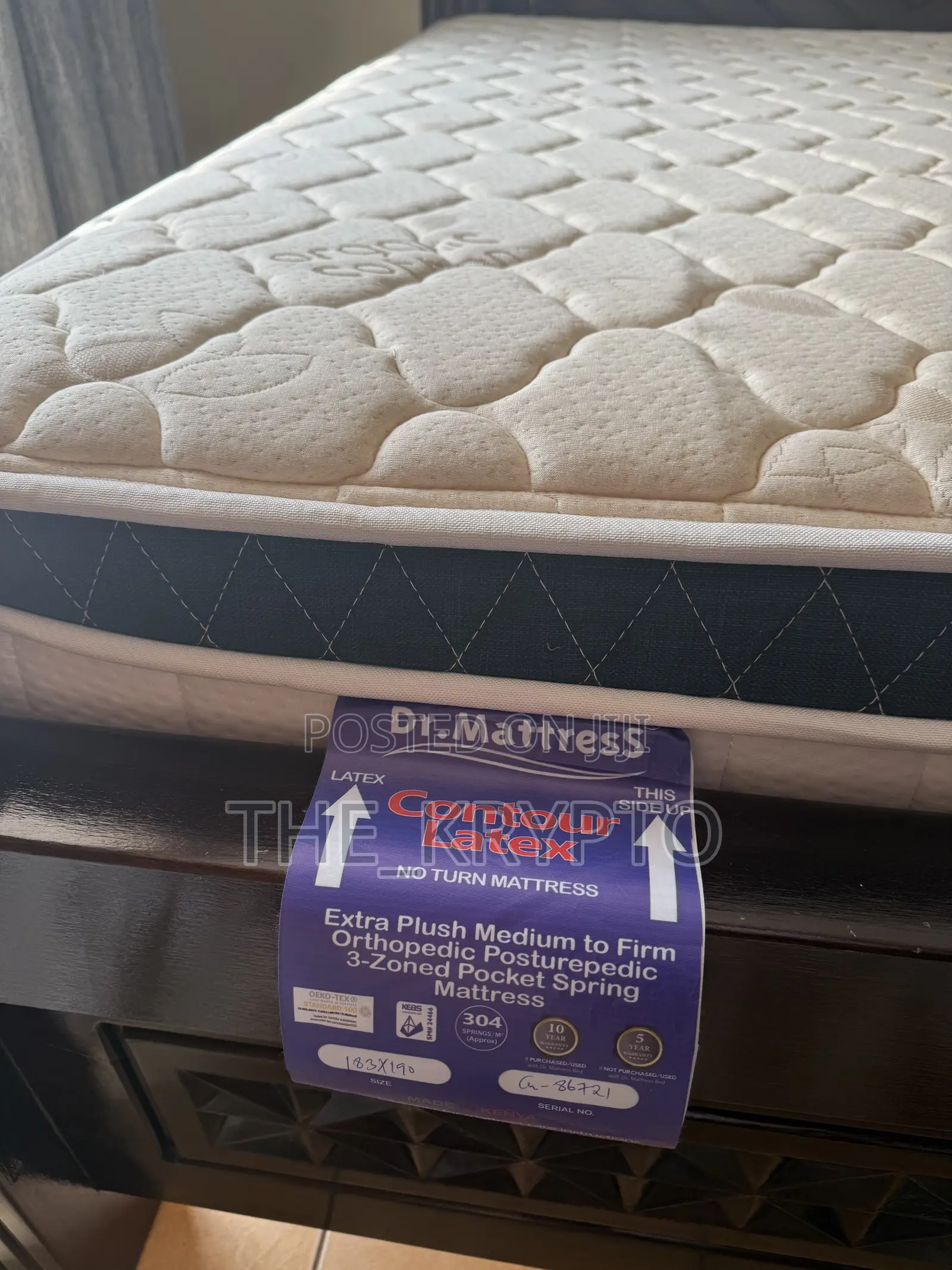 Dr Matrres Contour Latex 6by 6 Mattress