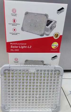 Itel ISL-002 200W Solar Floodlight With 10W Solar Panel