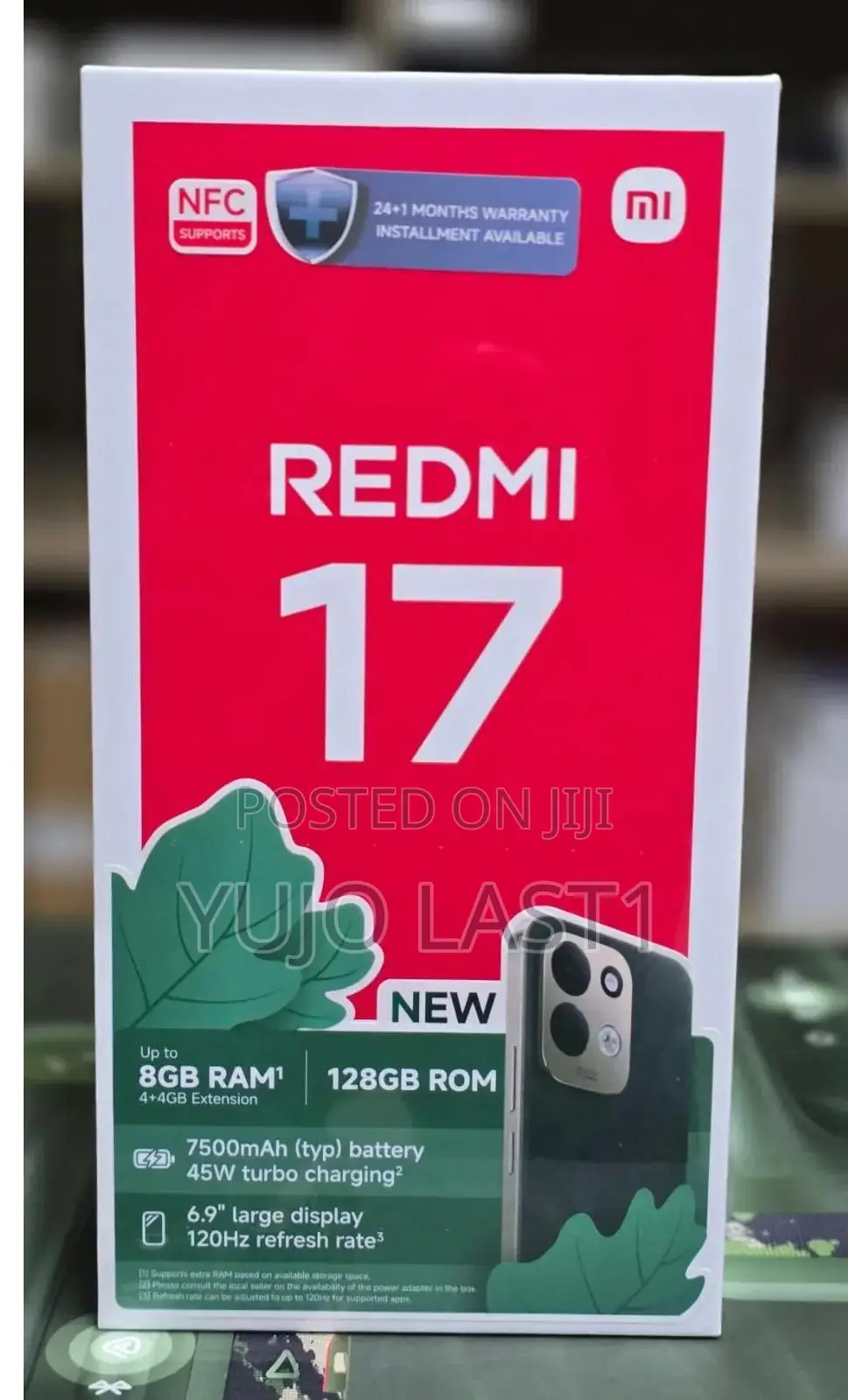 New Xiaomi Redmi 17 256 GB Green