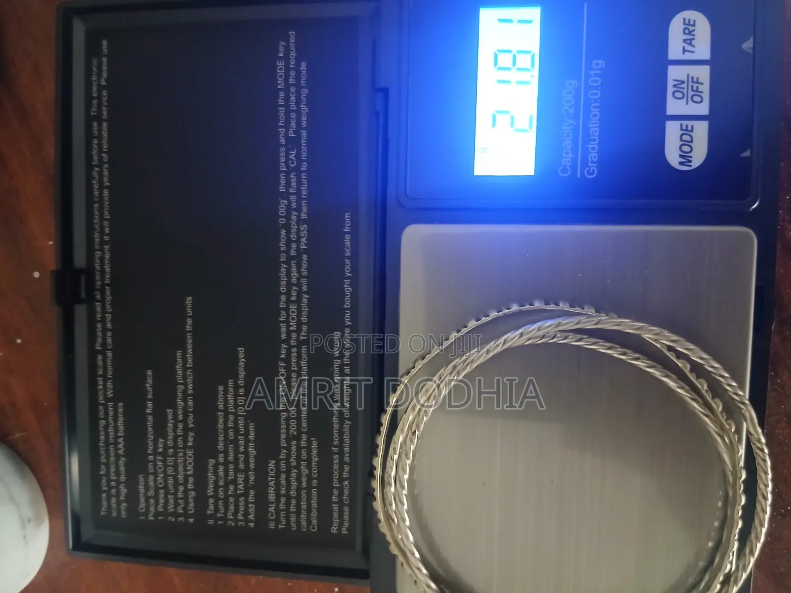 Silver 925 Old Indian Bangles 21.8 G
