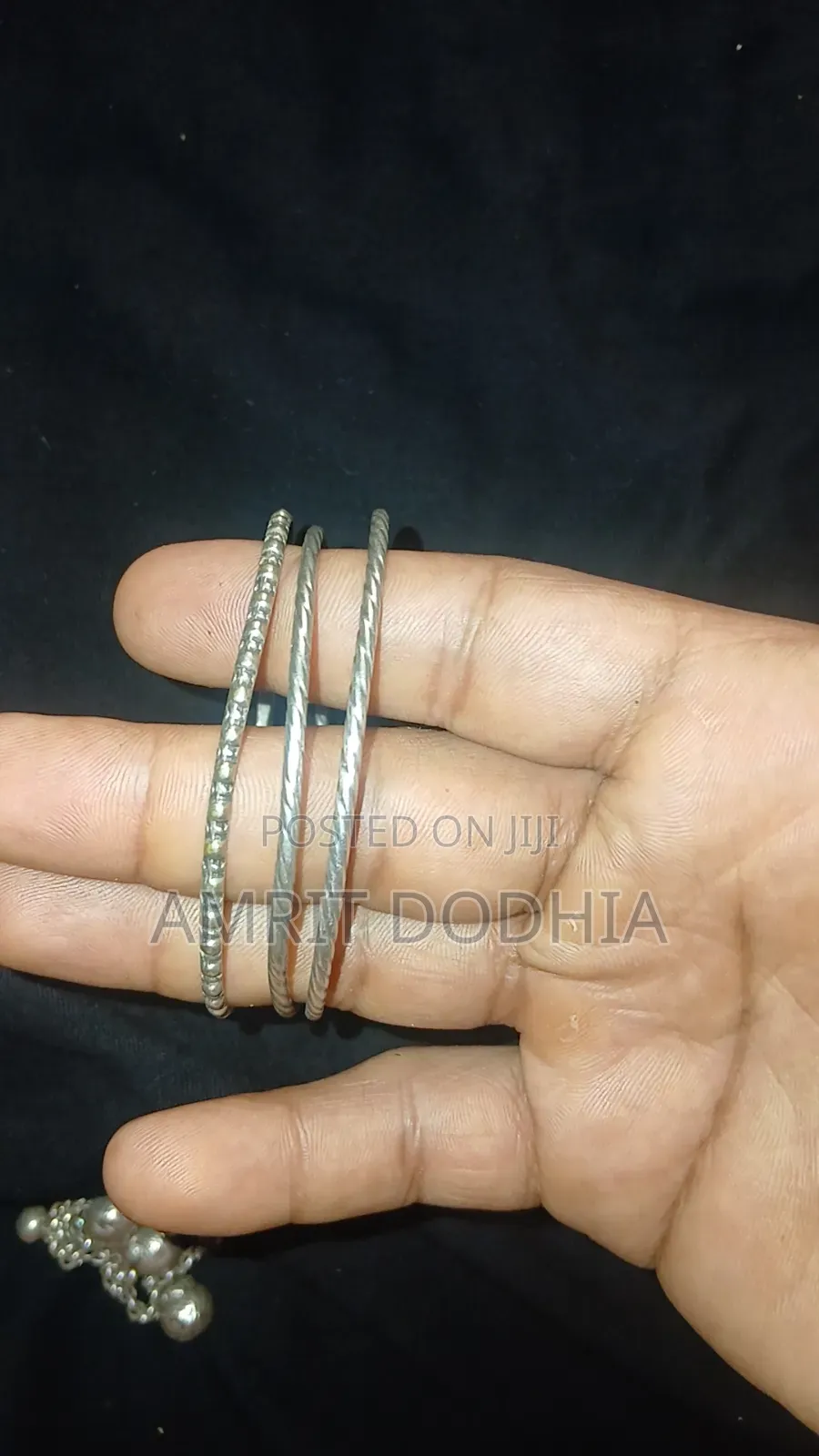 Silver 925 Old Indian Bangles 21.8 G