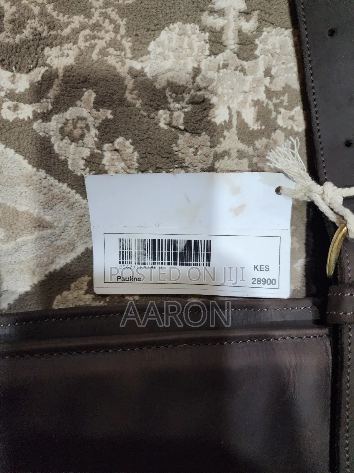 Leather Handbag - Sand Storm