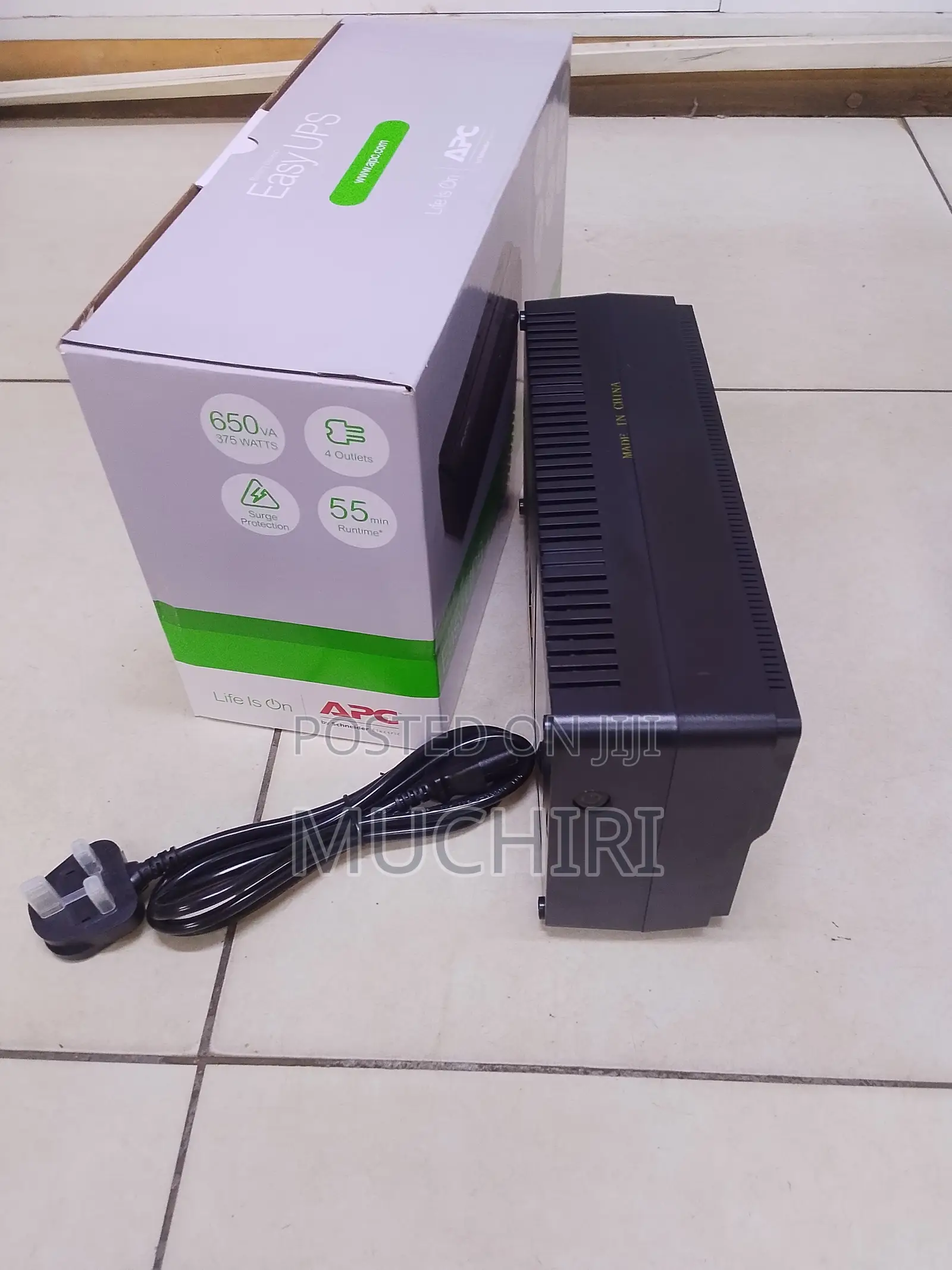 APC 650VA UPS Surge Protection Power Backup