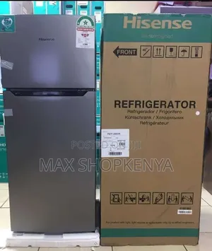 Hisense 120L Compact Double Door Fridge – Silver