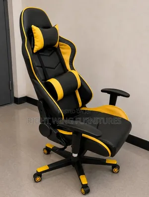 Yellow Gaming Hot Leather Adjustable