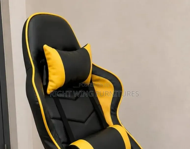 Yellow Gaming Hot Leather Adjustable