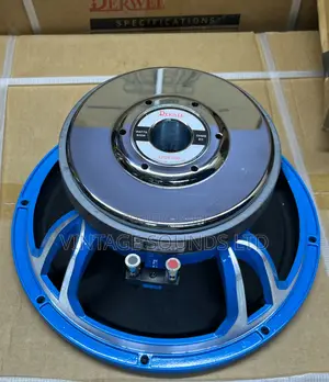 Derwel 12DE600 12" Professional PA Speaker Driver - 600W, 8-Ohm