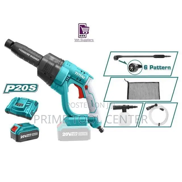 TOTAL TPWLI20084 Lithium-ion pressure washer 20V