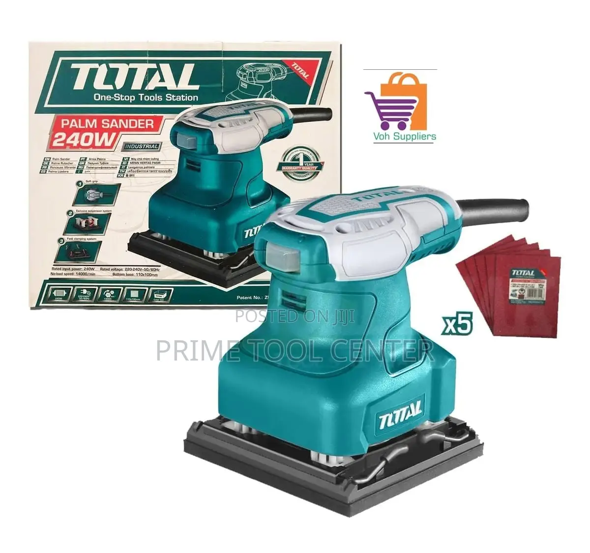 TOTAL TF2231106 Palm sander 240W