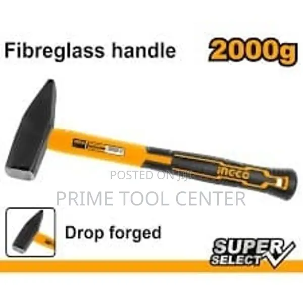 Ingco Carbon Steel Machinist Hammer 2000 g