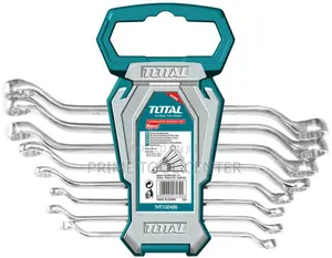 Total THT102486 8pcs offset ring spanner set Size:6-22mm