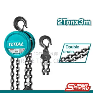 Total THT1621 Chain block Rating lift weight:2Ton Lift height:3m