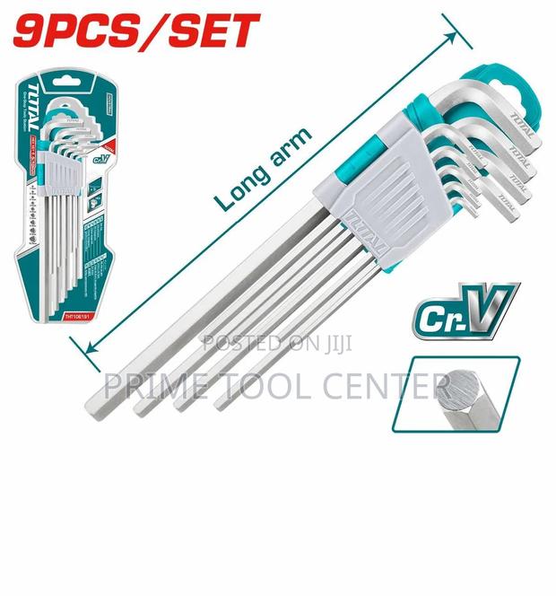 Total THT106191 9pcs hex key set