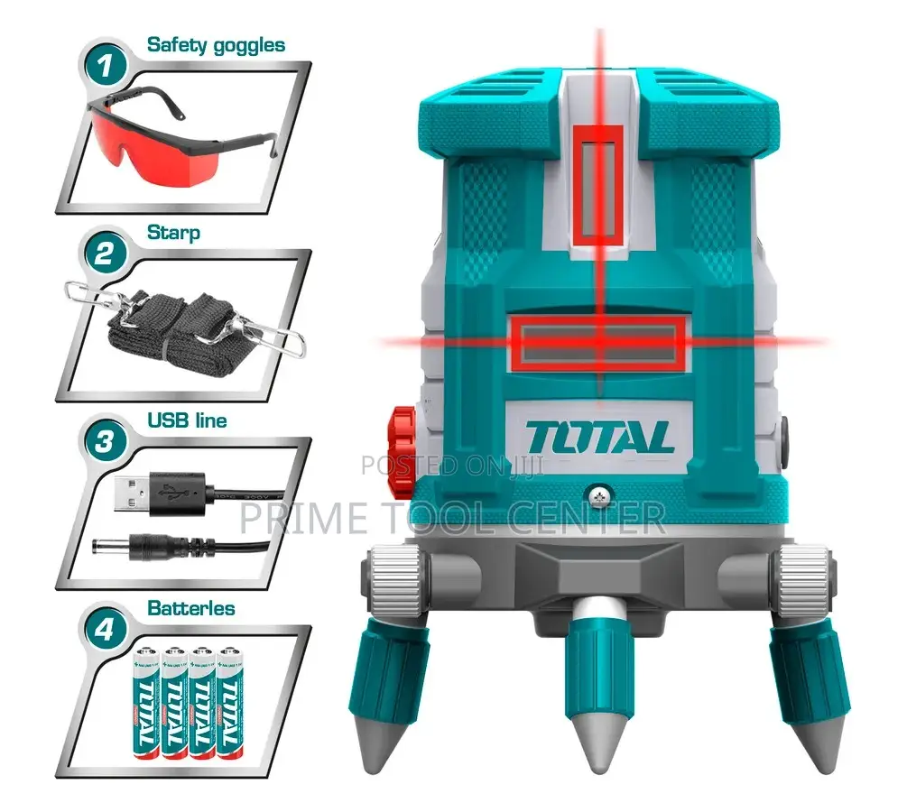 Total TLL306505 Self-leveling line laser(Red laser beams)