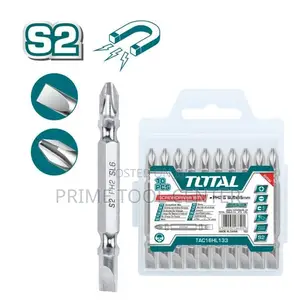 Total TAC16HL133 Screwdriver bit PH2+SL6.0,65mm,10pcs