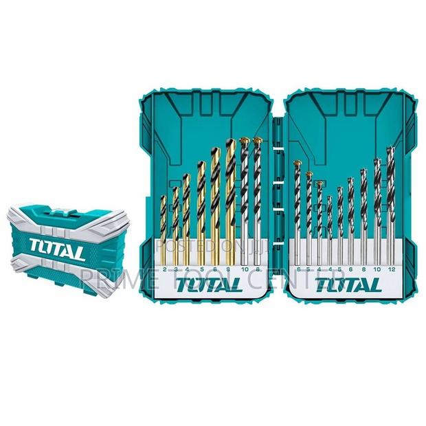 Total TACSDL11601 16PCS Metal, Concret and wood drill bits set