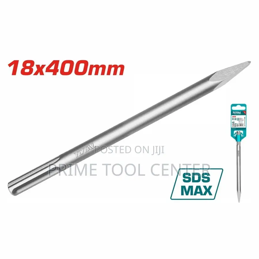 Total TAC1521182 SDS max chisel 18X400mm,pointed