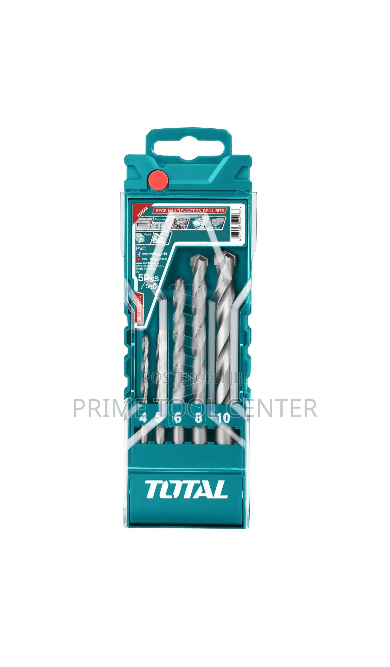 Totral TACSD7156 5PCS multi-function drill bits