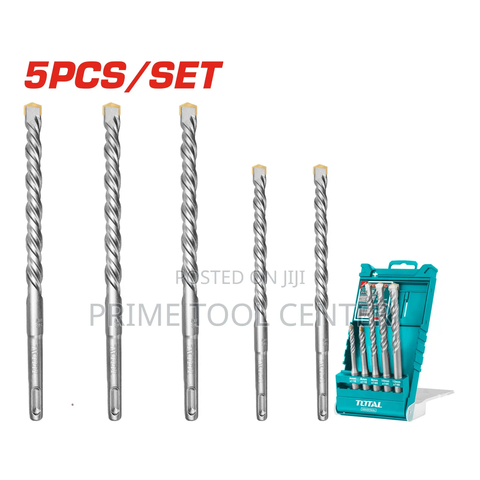 Total TAC190501 Hammer drill bits set