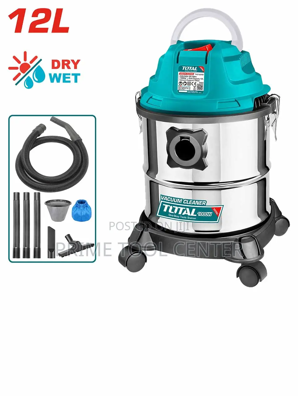 Total TVC12202 Vacuum cleaner 12l