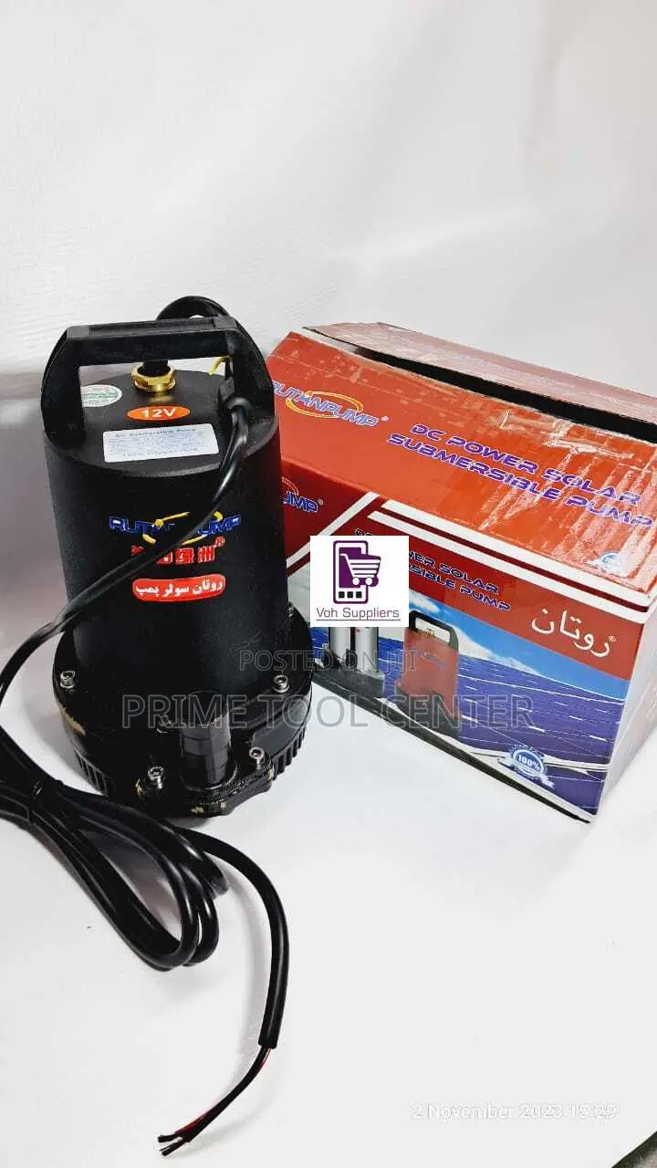 RUTAN DC Submersible Water Pump 12V Solar Powered 120 W