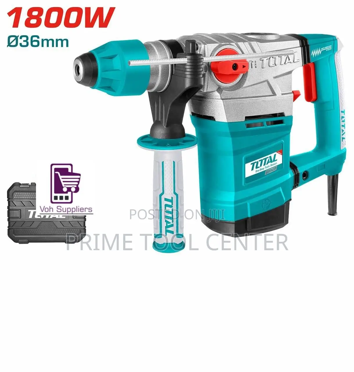 TOTAL TH118366 Rotary hammer 1800W