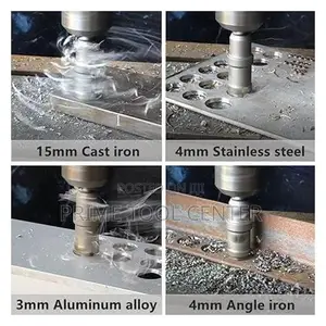 TCT Hole Saw Set, 10 Pcs Carbide Hole Saw Kit with Titanium