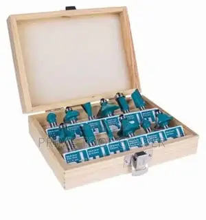 Total TACSR1121 12pcs Router bits set(8mm)