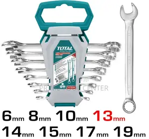 Total THT102286 8pcs combination spanner set Size:6-19mm