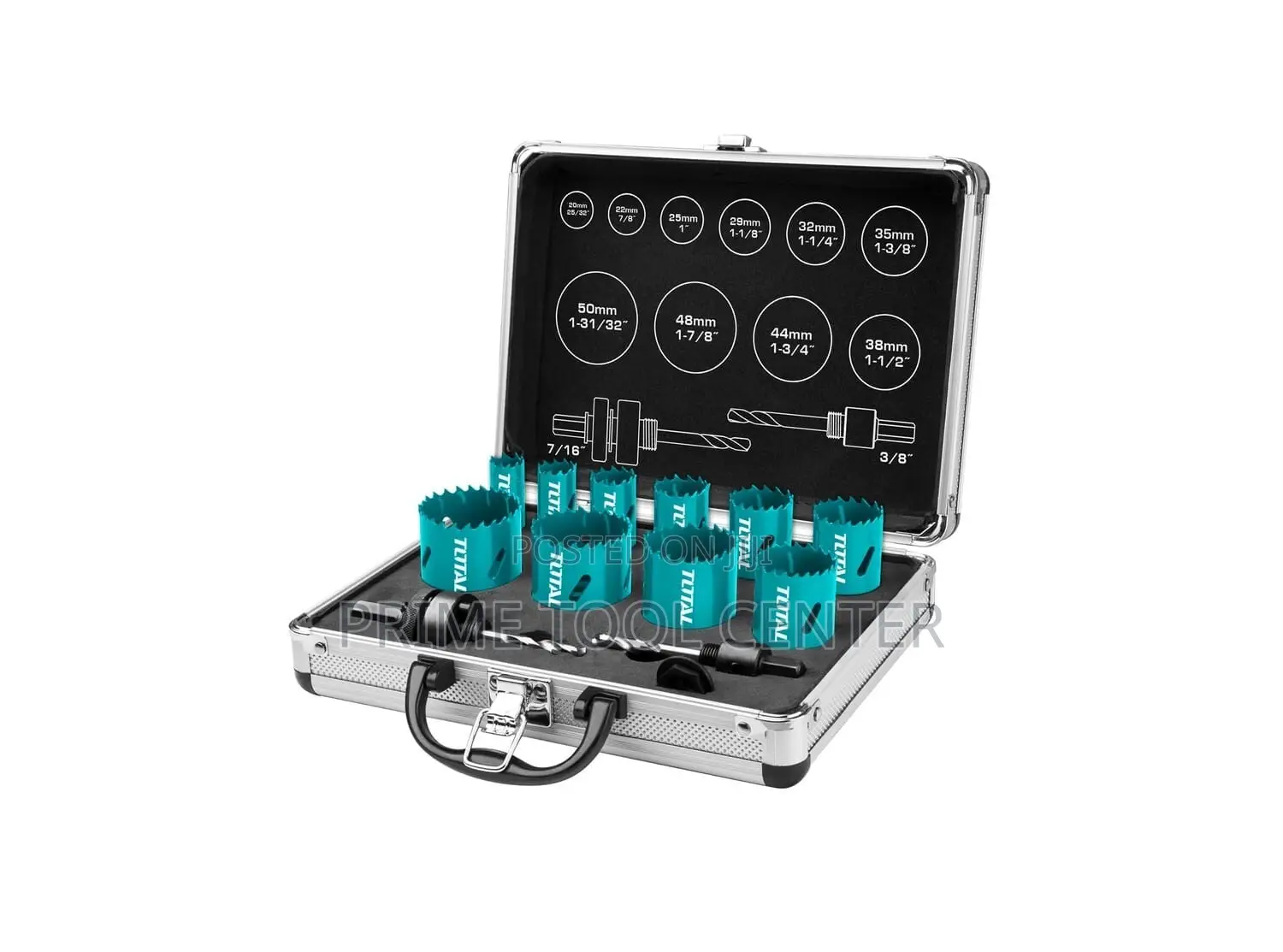 TOTAL TACSH1121 Bi-metal Hole saw 12 PCS set