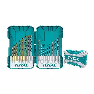 Total TACSDL11601 16PCS Metal, Concret and wood drill bits set