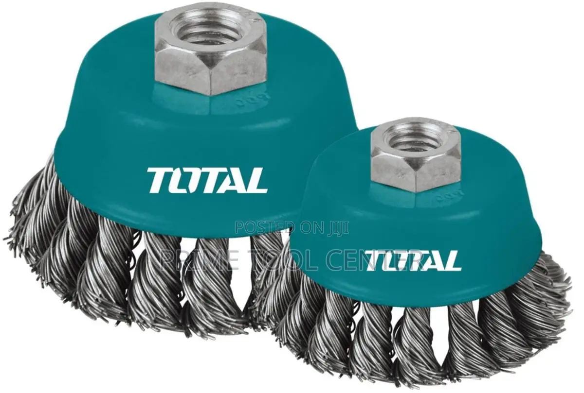 Total TAC32041 Wire cup brush Dia: 100mm, 4″