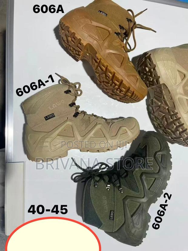 Lawo Men's Tactical Military Boots / Outdoor Hiking Shoes
