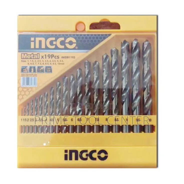 INGCO VAKDB1195 HSS twist drill bits set