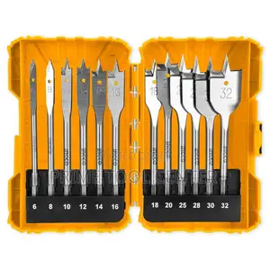 INGCO AKDL1201 12 Pcs flat wood drill bits set