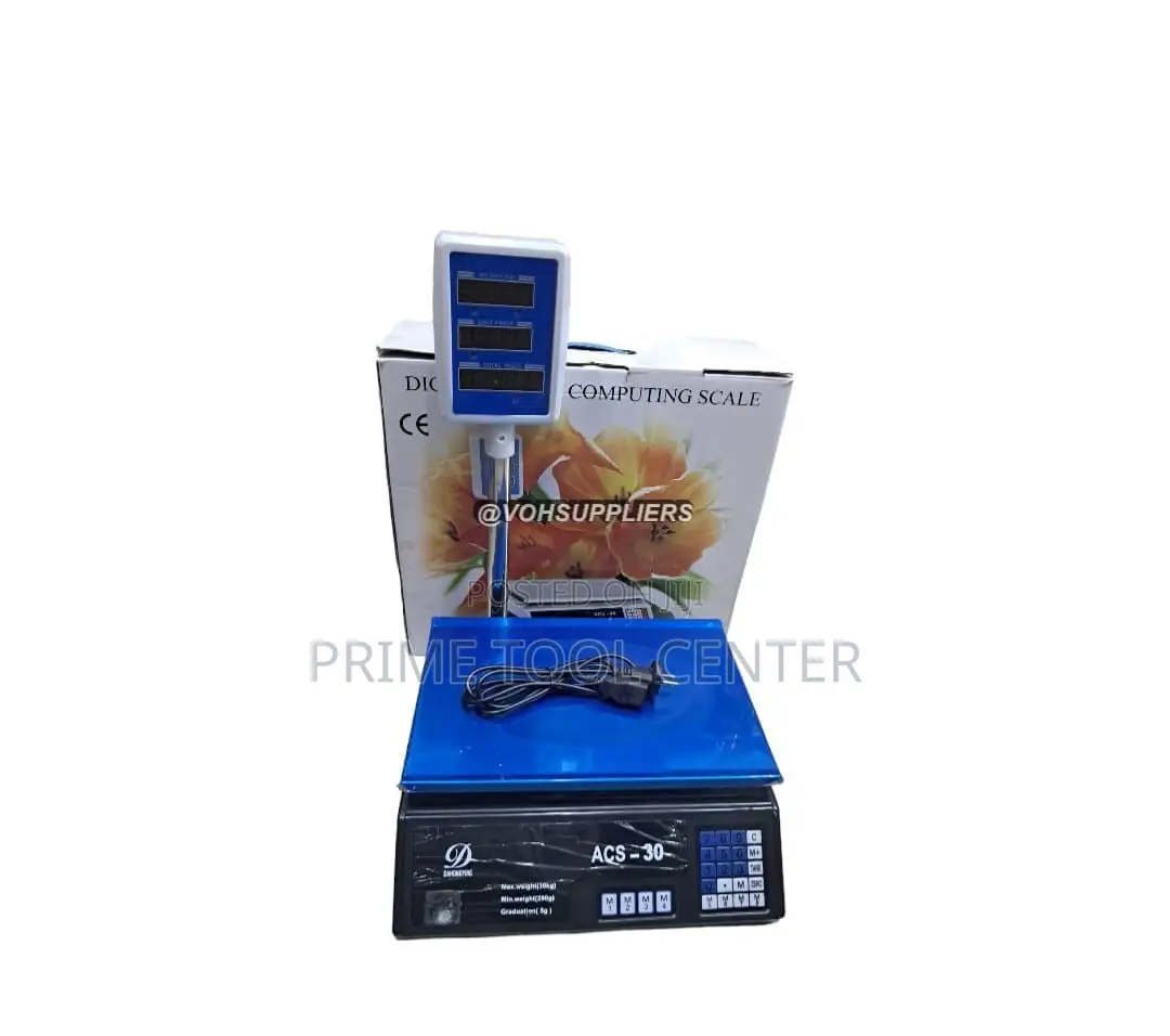 ACS 30kg Digital Pricing Scales Electronic Weighing Scale