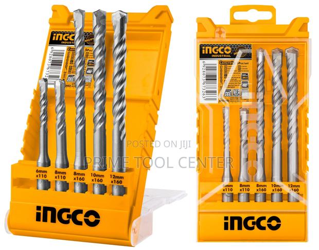 INGCO AKD2052 5 Pcs SDS plus hammer drill bits set