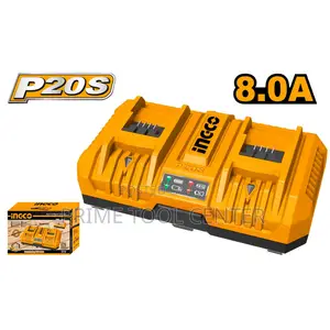 ingco P20S 2-port Lithium-Ion battery charger