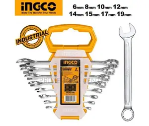 INGCO “8pcs combination spanner set Size:6-19mm