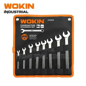 WOKIN 8 PCS COMBINATION SPANNERS SET. Size: 8, 10, 12, 13, 14, 15, 17