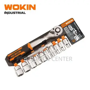 WOKIN 12 PCS 1/2″ RATCHET HANDLE WITH SOCKETS SET