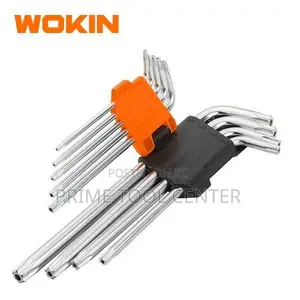 WOKIN 9PCS TORX LONG ARM HEX KEY SET