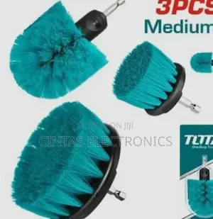 Total TACM3001 3 PCS Medium Bristle Brush Set