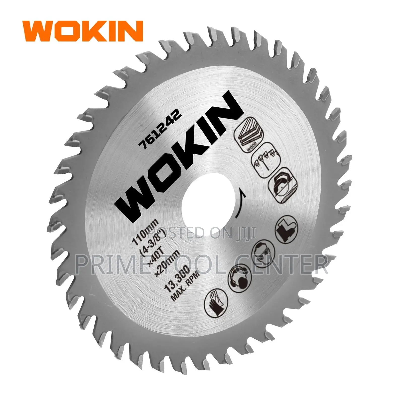 WOKIN TCT SAW BLADE, 185mm(7″)x24Tx30mm