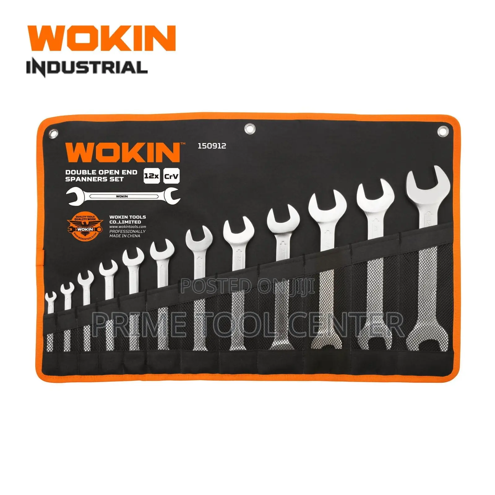 WOKIN 12PCS DOUBLE OPEN END WRENCH SET