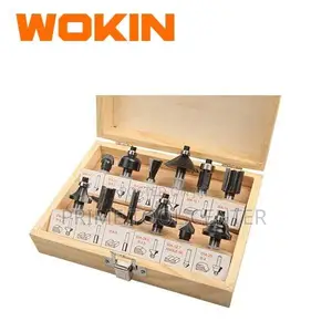 WOKIN 12 PCS CARBIDE ROUTER BITS SET
