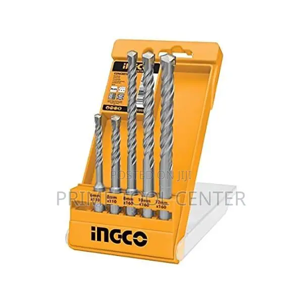 INGCO AKD2052 5 Pcs SDS plus hammer drill bits set