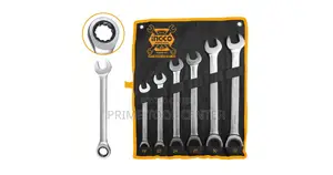 INGCO HKSPAR1061 6pcs Ratchet Spanner Set Size:19-32mm