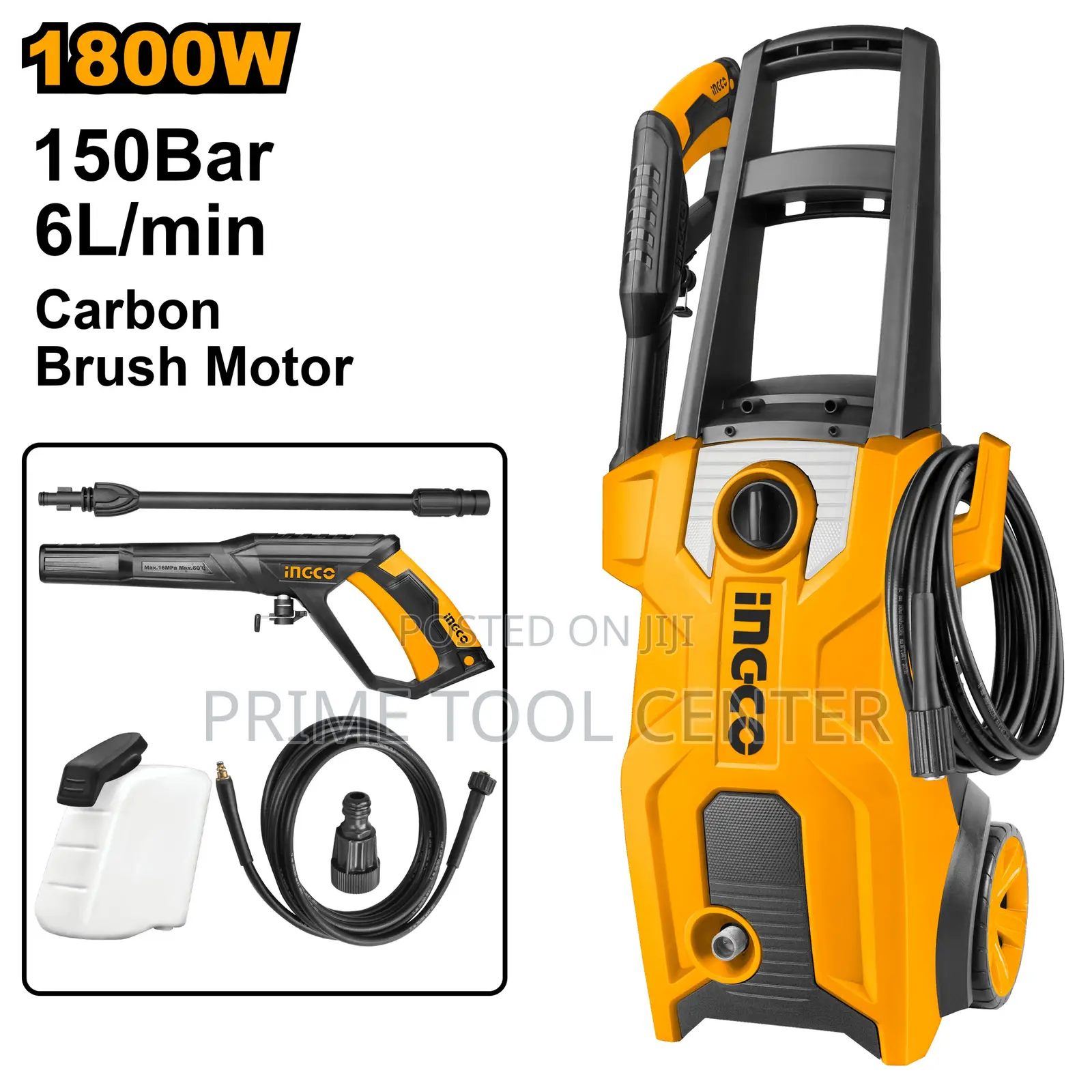 INGCO HPWR18008 High pressure washer 1800W